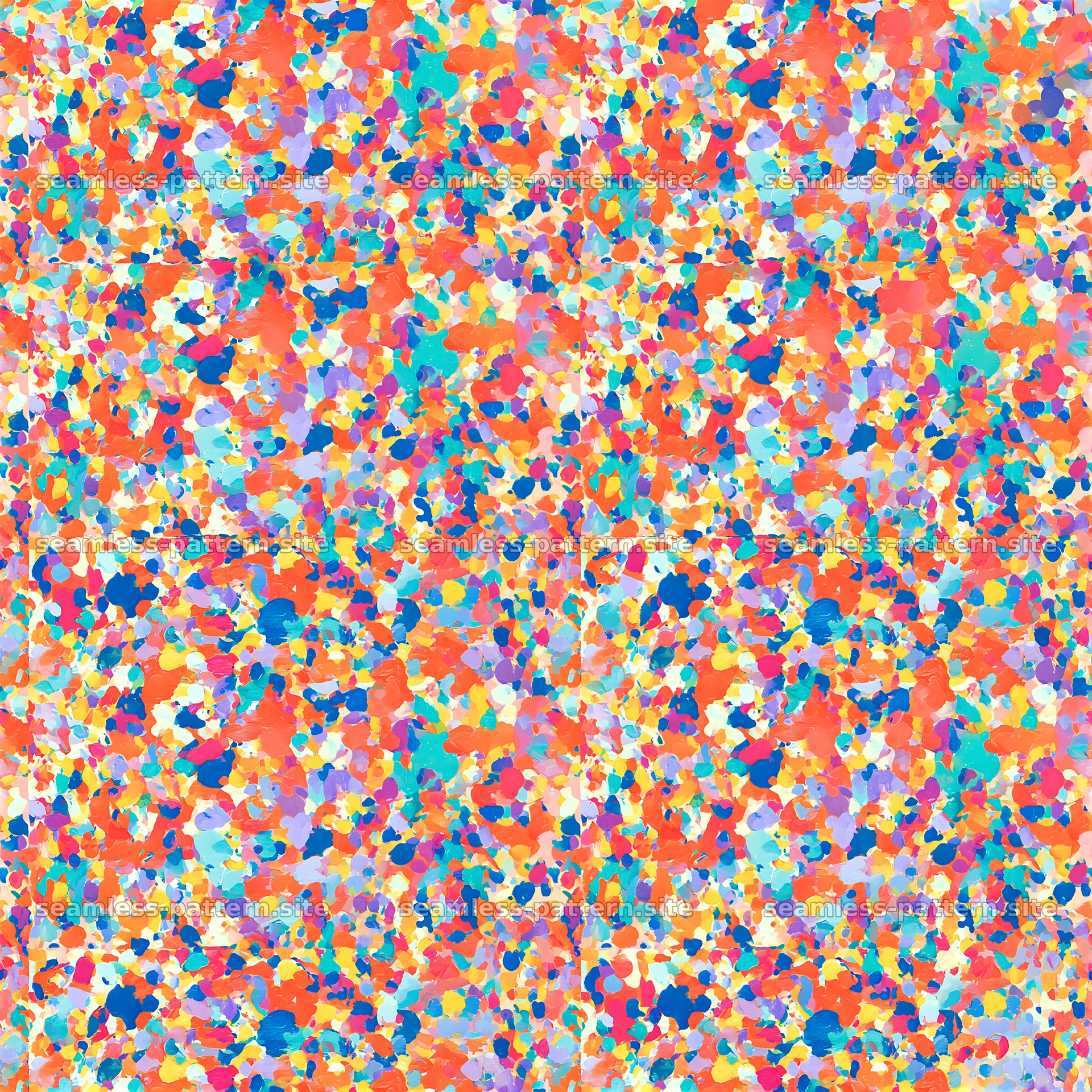 Bright Multicolor Flecks Seamless Texture — seamless tileable pattern at 8192x8192