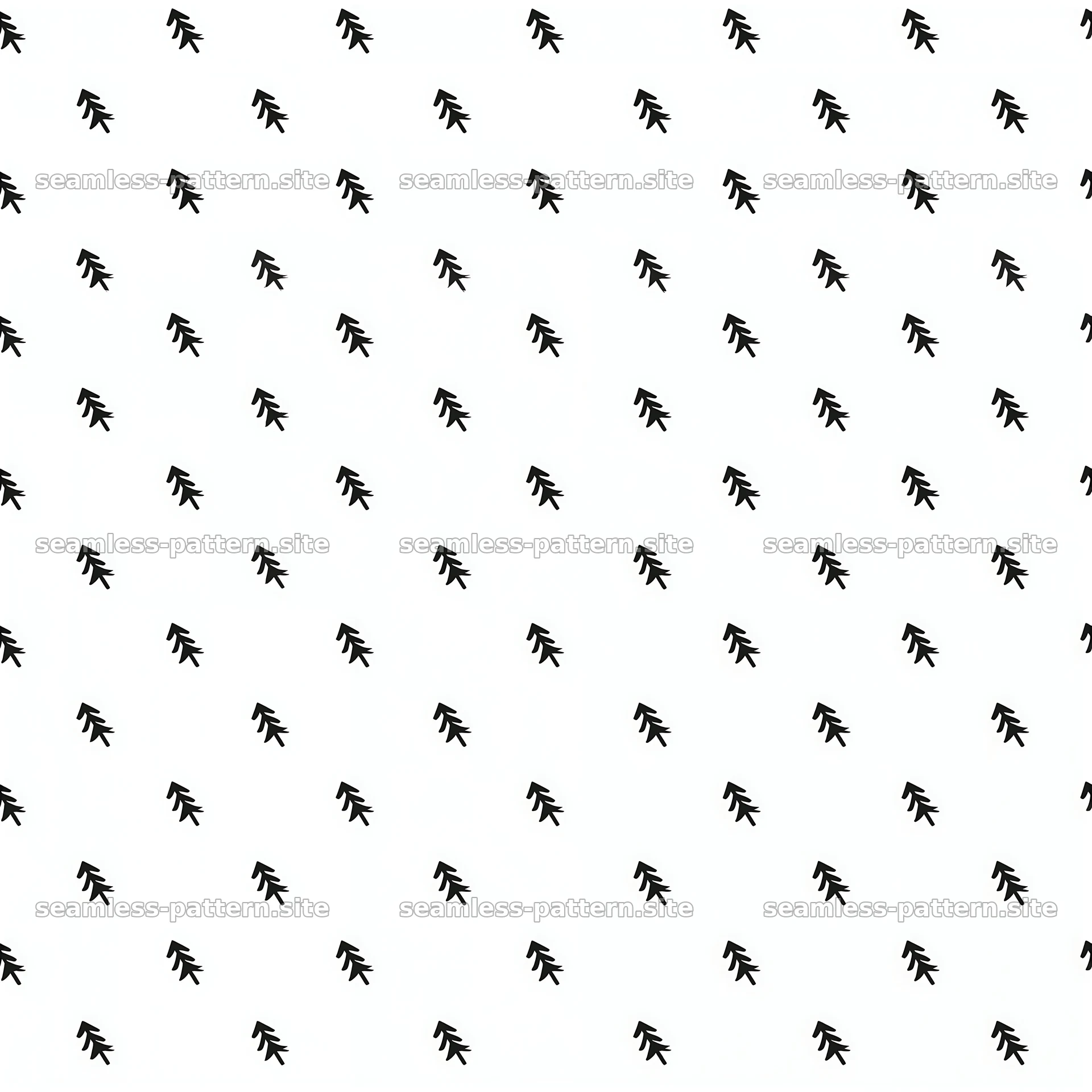Minimalist Christmas tree pattern on a white surface — seamless tileable pattern at 8192x8192