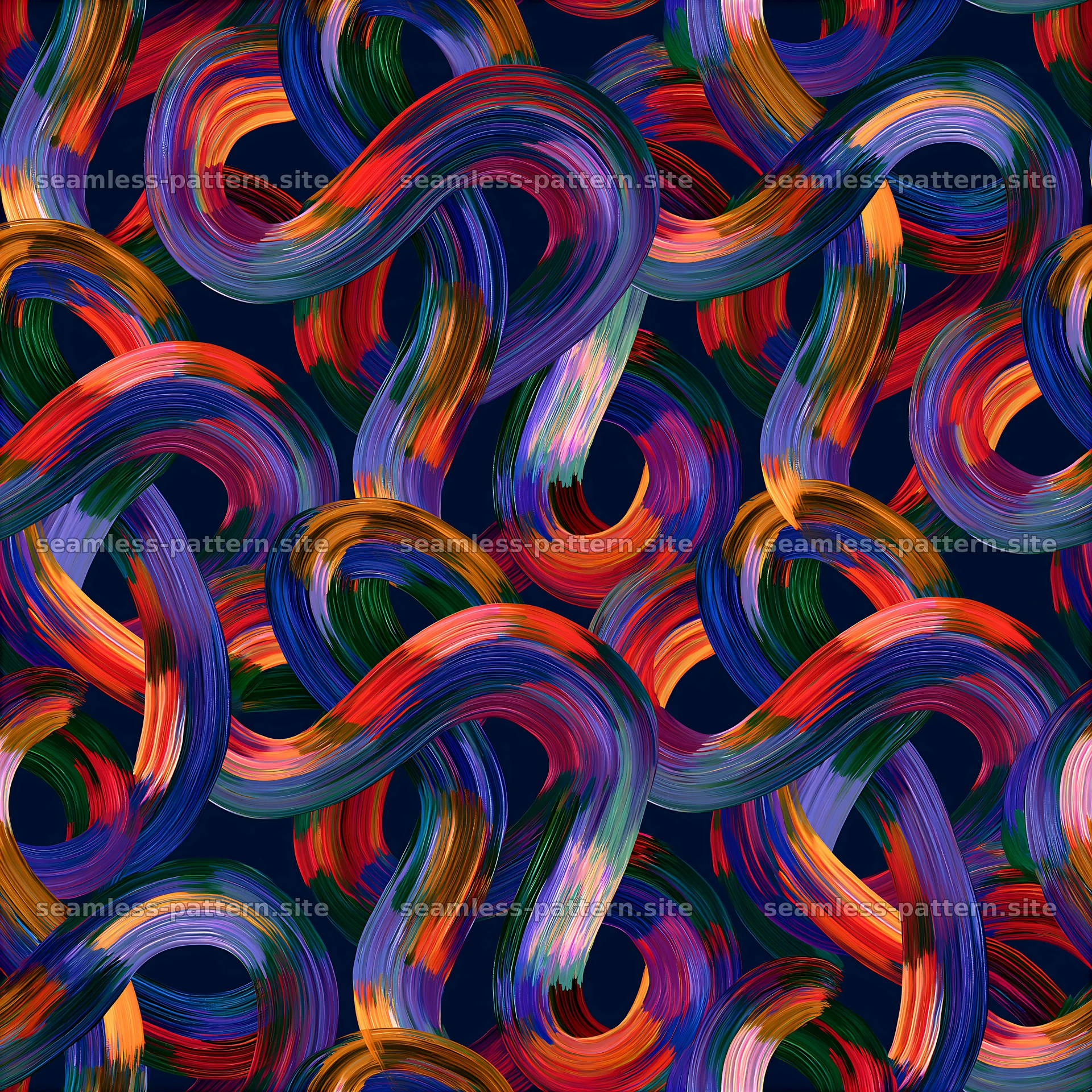 Colorful hand painted strokes seamless pattern for design projects — seamless tileable pattern at 8192x8192