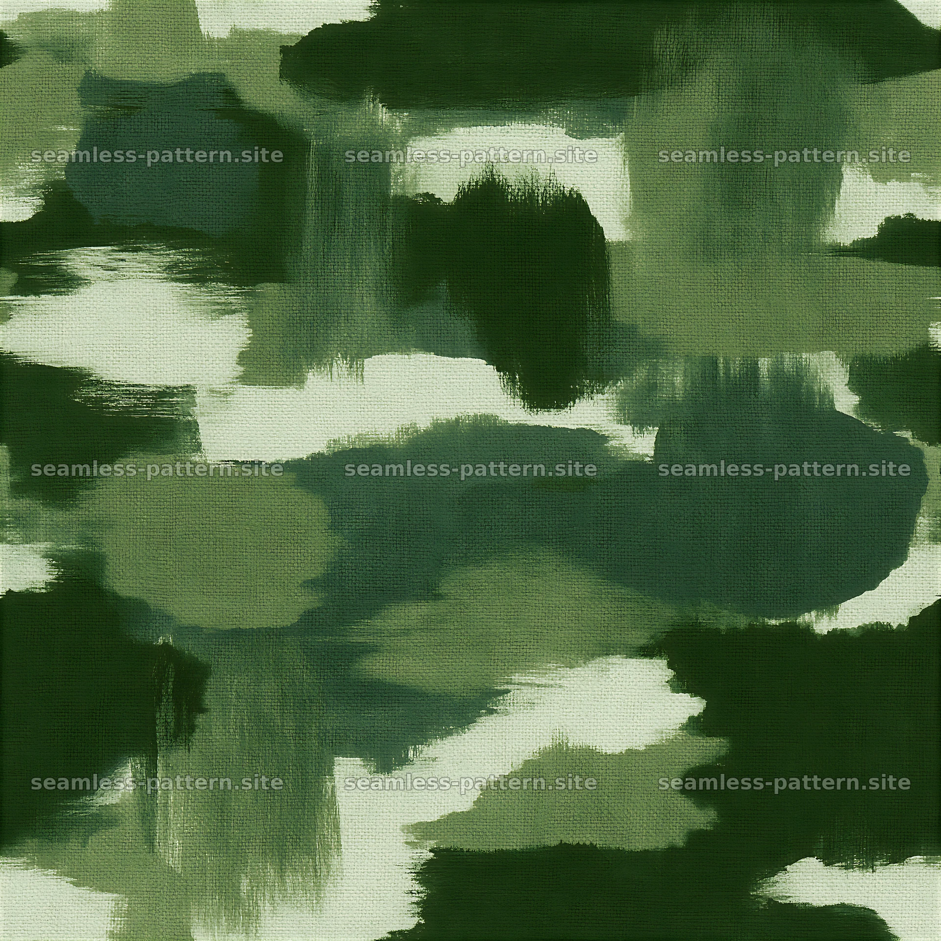 Green camouflage canvas tileable pattern with various green shades — seamless tileable pattern at 8192x8192