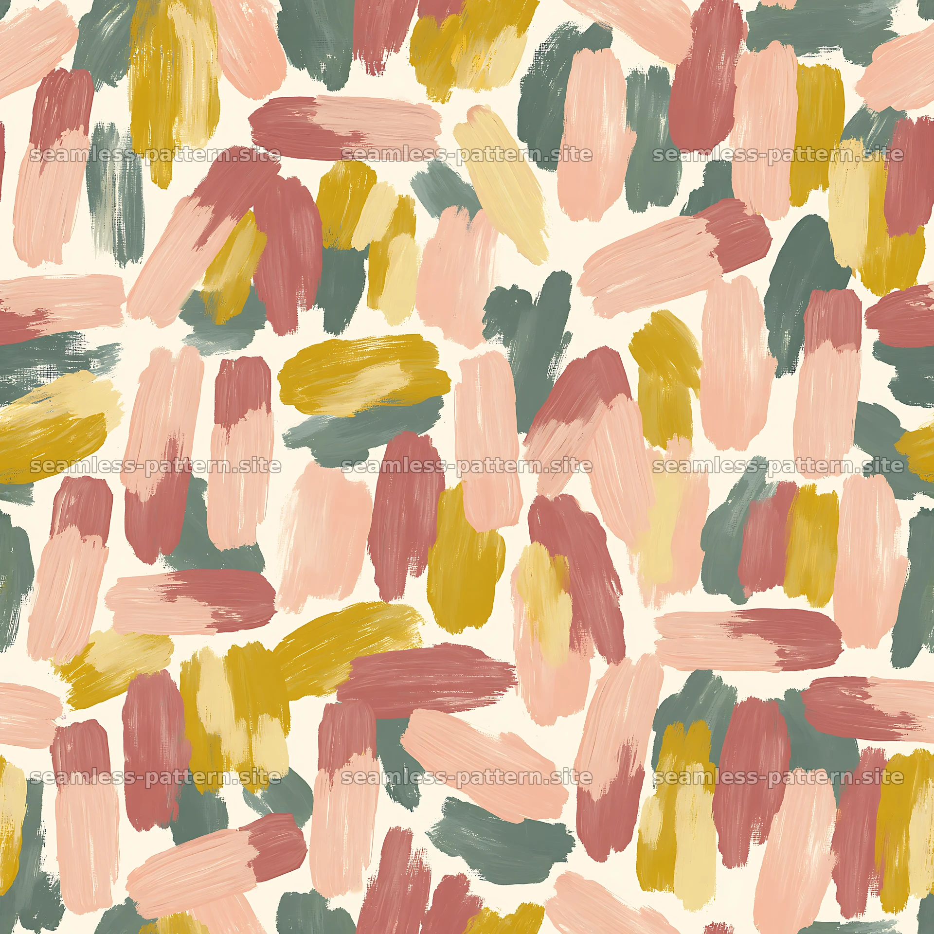 Seamless camouflage brushstroke pattern for fabric and wallpaper — seamless tileable pattern