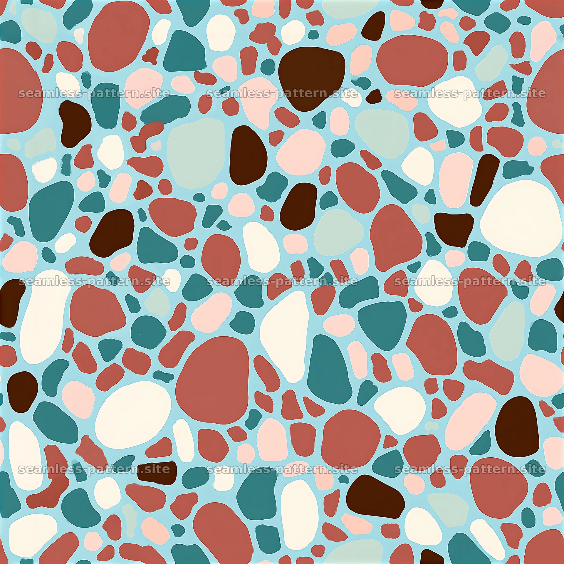 Colorful Irregular Spot Seamless Pattern — seamless tileable pattern at 8192x8192