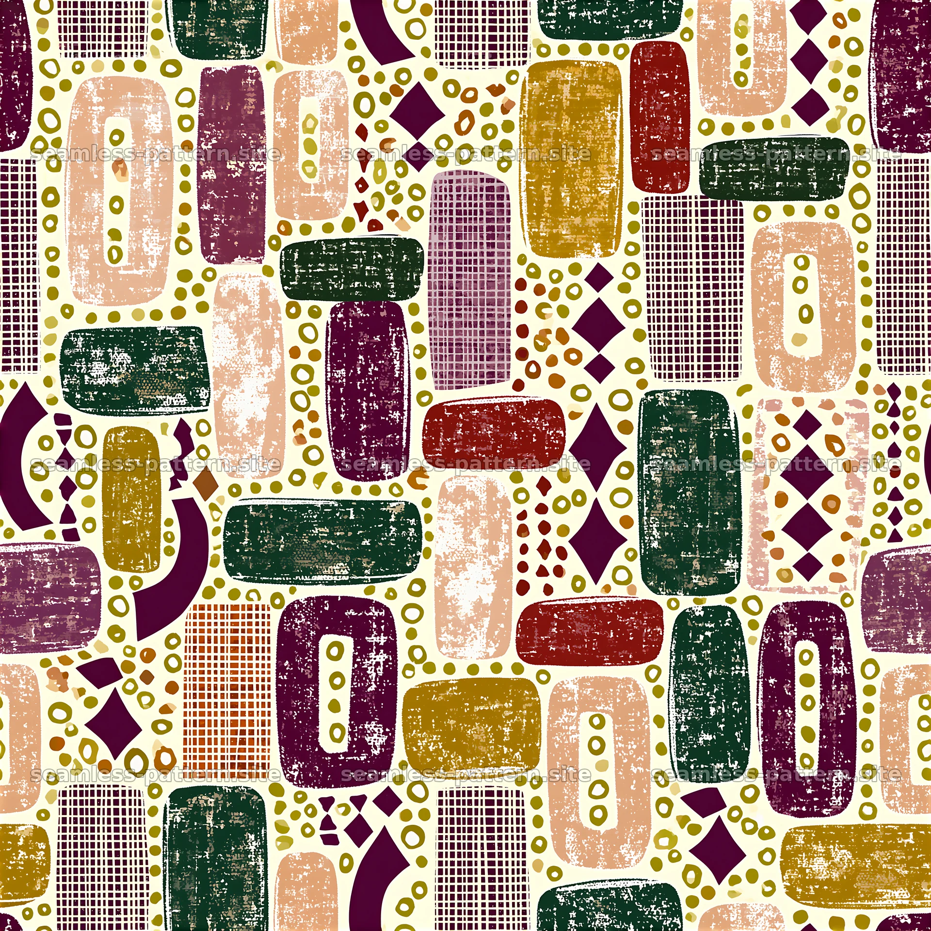 Funky Colorful Geometric Tileable Texture Pattern — seamless tileable pattern at 8192x8192