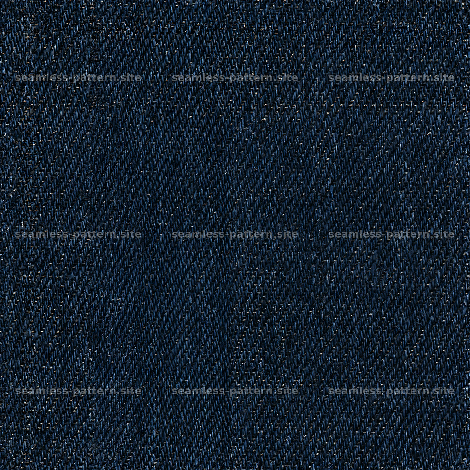 Seamless dark wash denim texture for fabric and wallpaper design — seamless tileable pattern