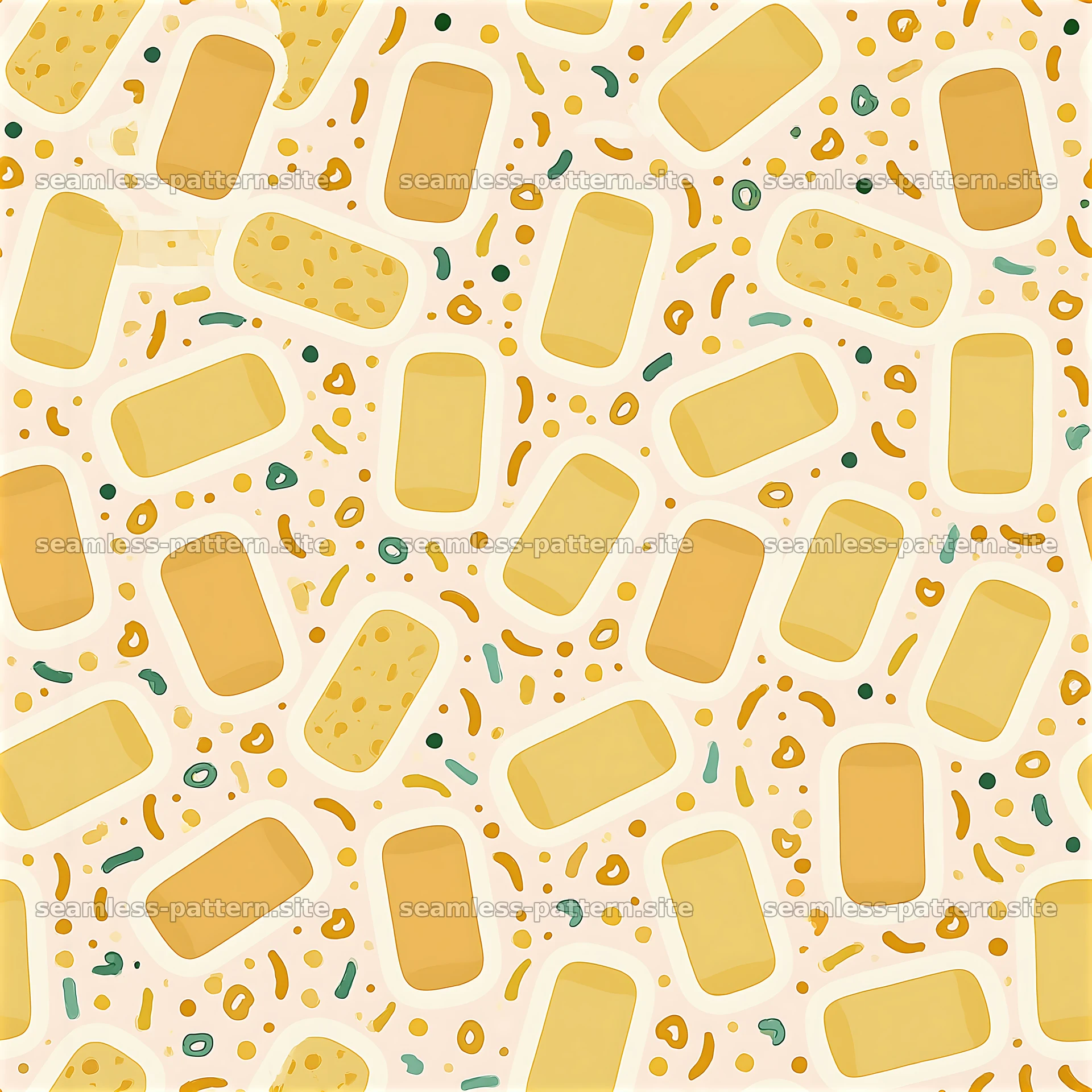 Geometric shapes and abstract forms in a light color seamless pattern — seamless tileable pattern at 8192x8192