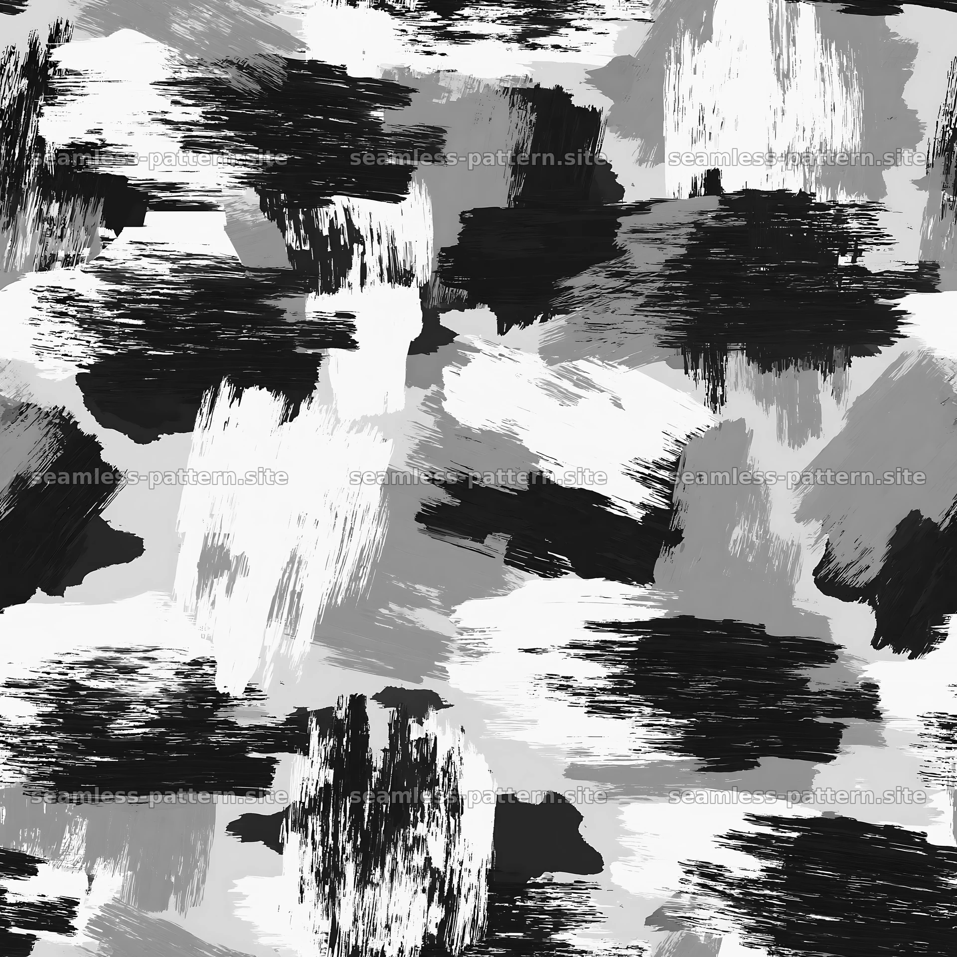 Repeating fashion camouflage brushstroke seamless pattern — seamless tileable pattern