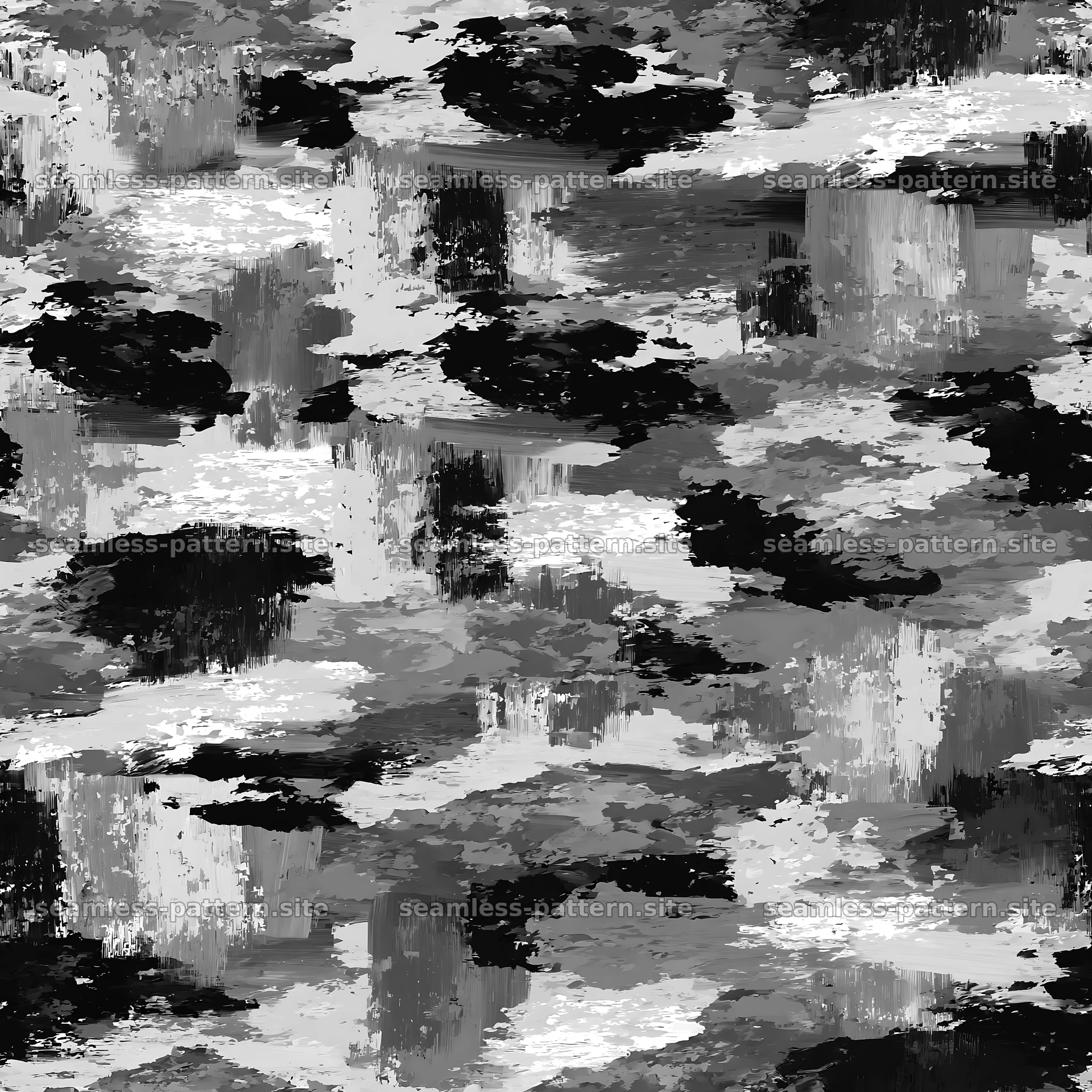 Gray camouflage brushstroke seamless pattern design for textiles — seamless tileable pattern