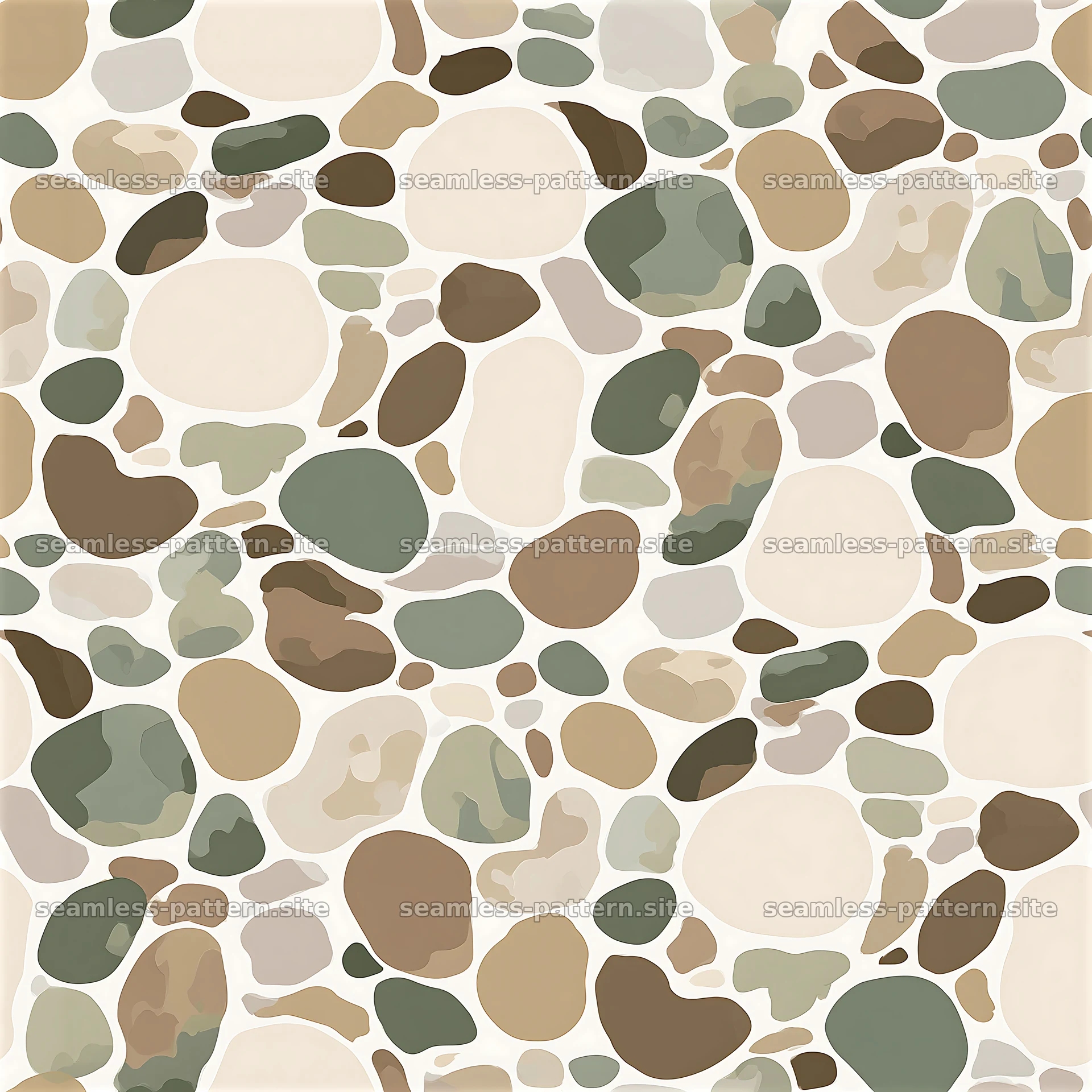 Repeat desert camouflage pattern with irregular stones and colors — seamless tileable pattern at 8192x8192