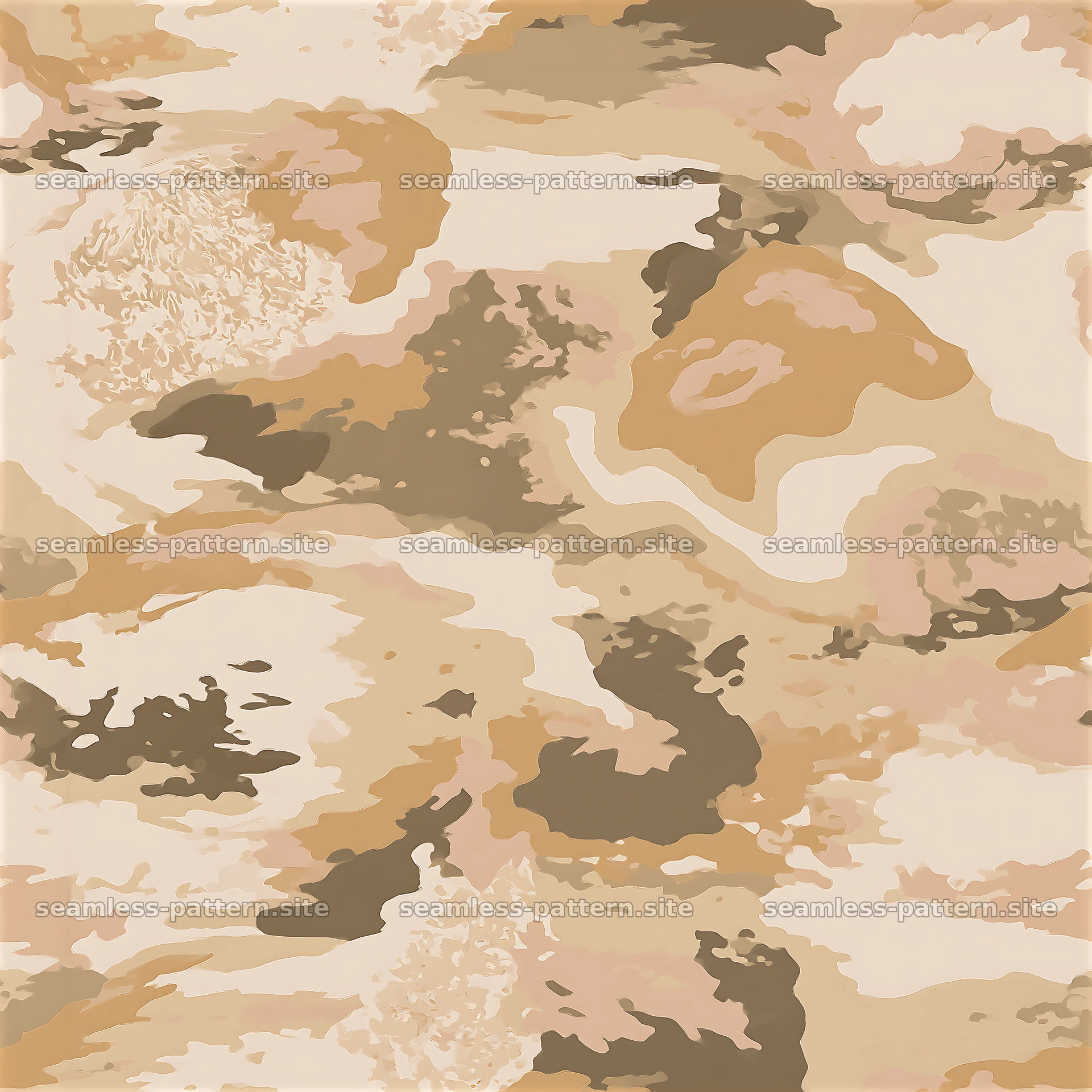Natural desert camouflage seamless pattern design — seamless tileable pattern at 8192x8192