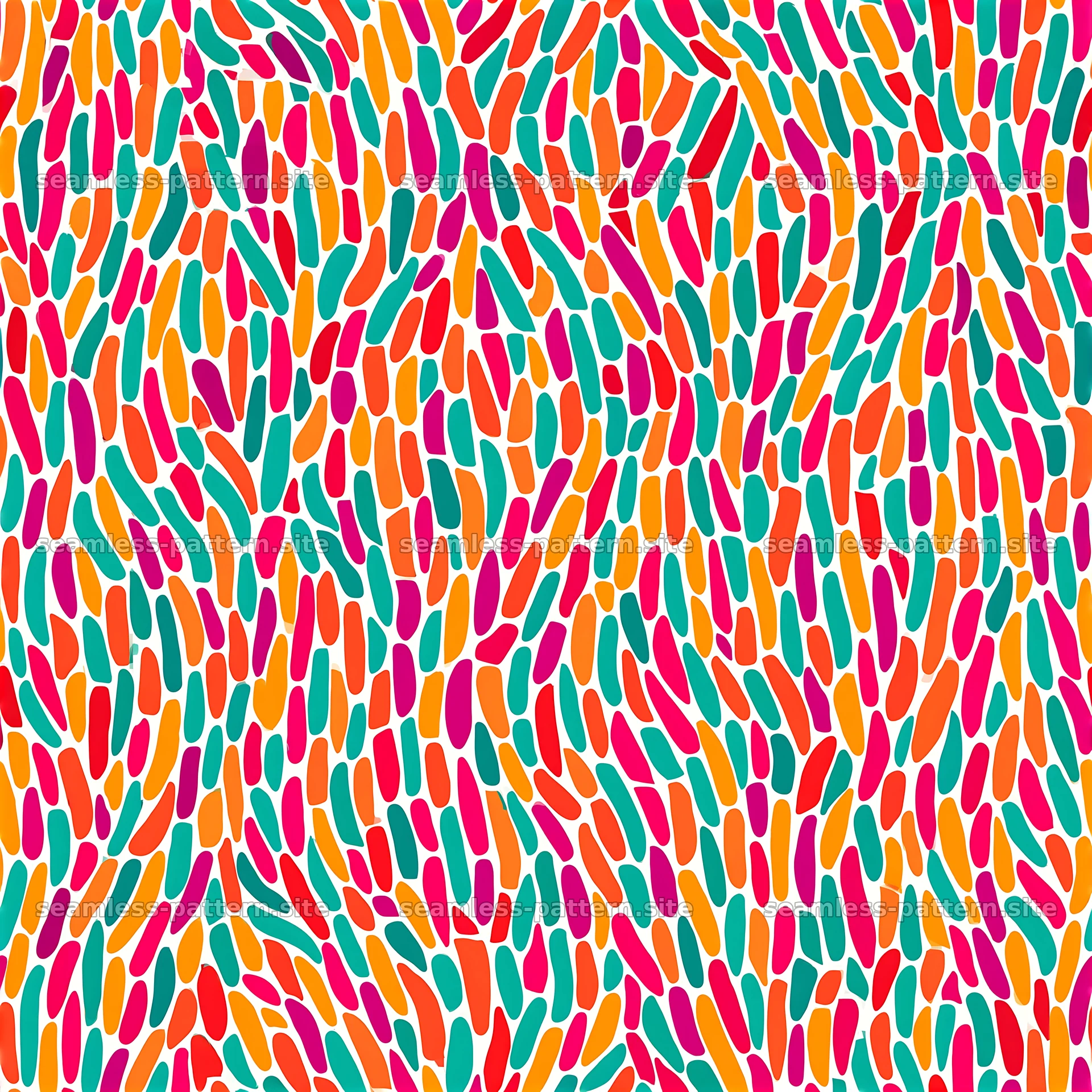 Vibrant Multicolor Organic Line Seamless Pattern — seamless tileable pattern at 8192x8192