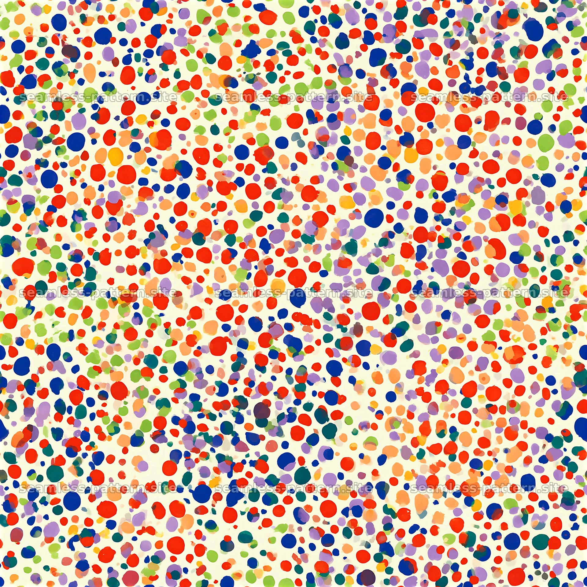 Colorful Irregular Spots Seamless Pattern — seamless tileable pattern at 8192x8192