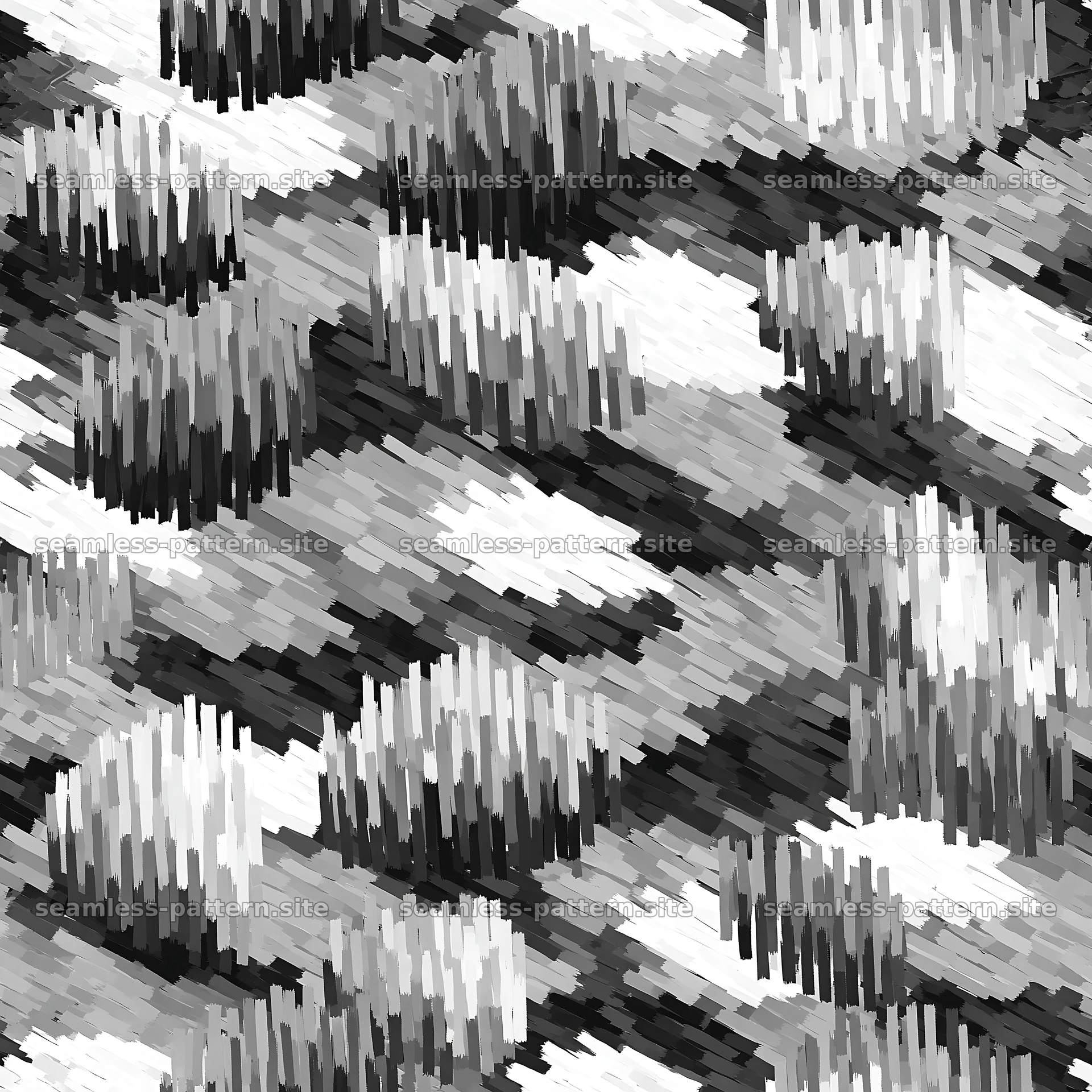 Seamless green camouflage brushstroke pattern — seamless tileable pattern