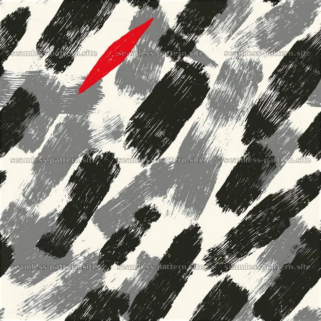 Bold Abstract Brushstrokes Seamless Pattern — seamless tileable pattern