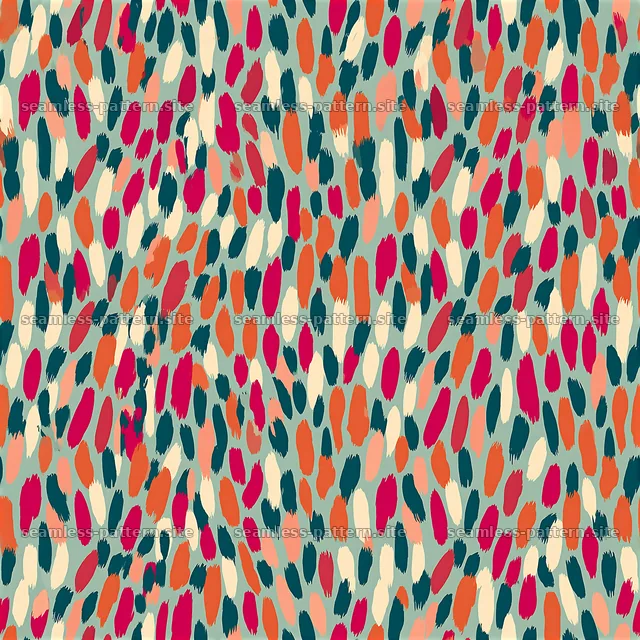 Bright animal spots seamless pattern adds color and texture to surfaces — seamless tileable pattern