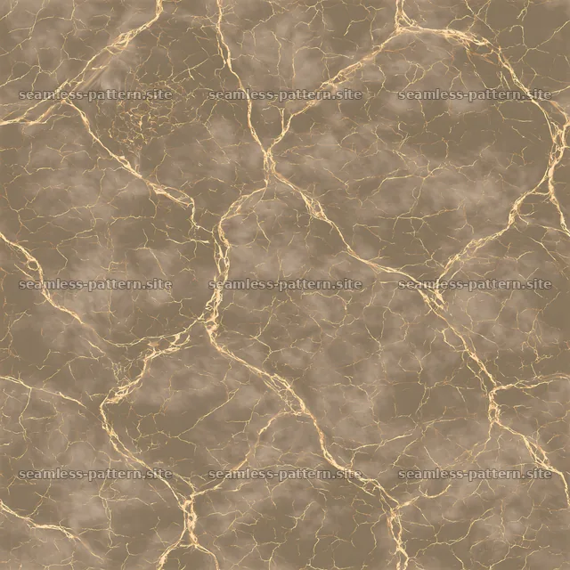 Seamless cracked gold veined marble pattern — seamless tileable pattern