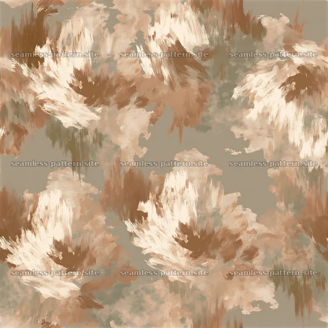 Repeat watercolor brush texture in earth tones — seamless tileable pattern