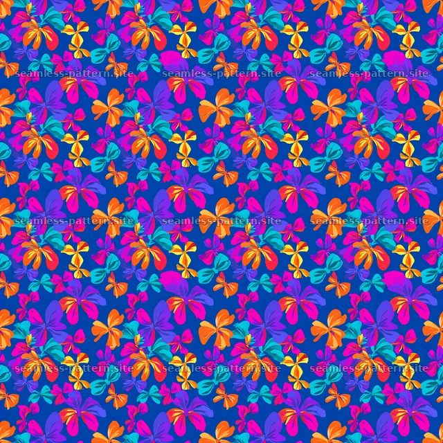 Repeating pattern with colorful bows seamless pattern for fabric design — seamless tileable pattern