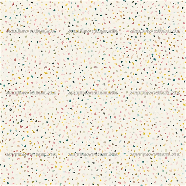 Colorful confetti terrazzo seamless pattern — seamless tileable pattern