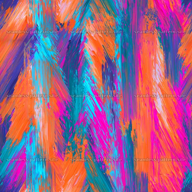 Vibrant paint streaks seamless pattern for endless surface design — seamless tileable pattern
