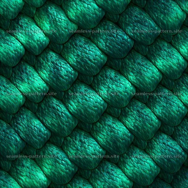 Seamless emerald snake scale texture creates a vibrant surface pattern — seamless tileable pattern