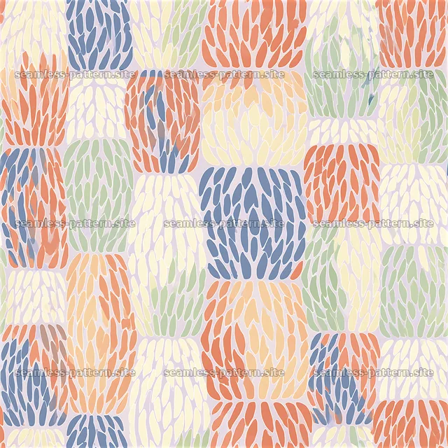 Funky pastel animal print seamless pattern — seamless tileable pattern