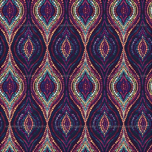 Colorful seamless pattern with shapes and various colors — seamless tileable pattern