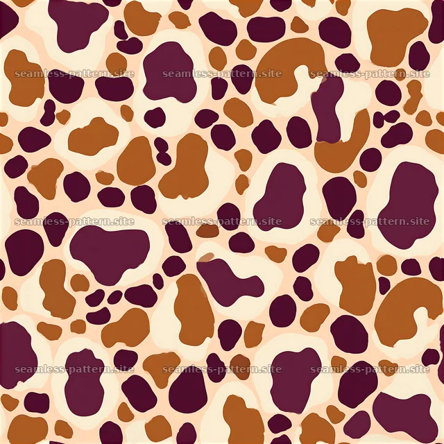 Colorful and abstract organic shapes in a seamless pattern — seamless tileable pattern