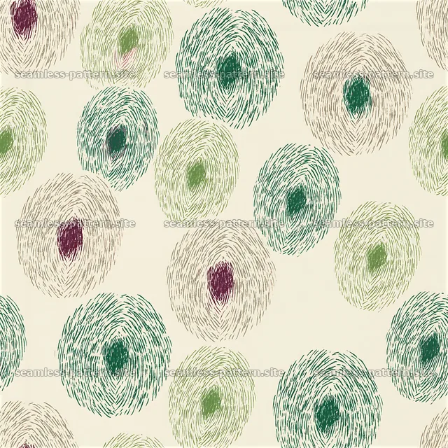 Green and maroon circular pattern on a light background — seamless tileable pattern