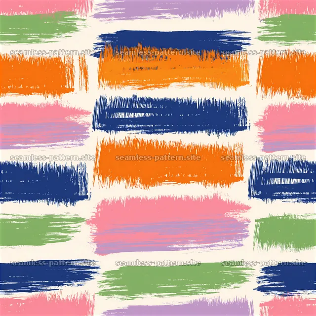 Colorful paint swipe textures seamless pattern for art projects — seamless tileable pattern