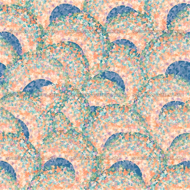 Colorful Star Arches Seamless Pattern — seamless tileable pattern