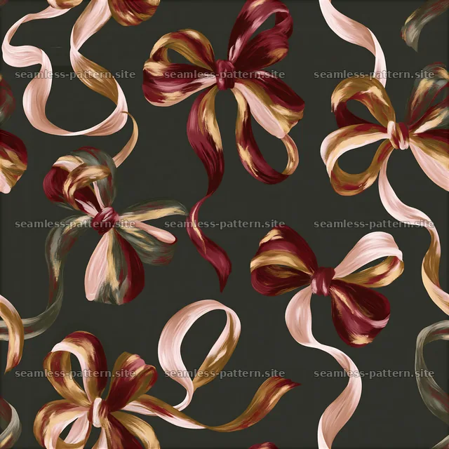 Seamless pattern with birthday ribbons — seamless tileable pattern