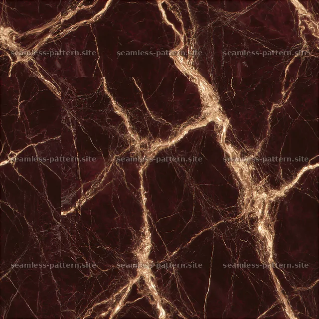 Seamless diagonal gold veined marble pattern on dark surface — seamless tileable pattern