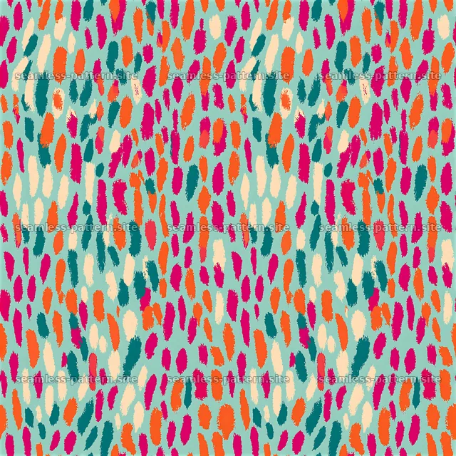 Bright Multicolor Animal Spot Seamless Pattern — seamless tileable pattern