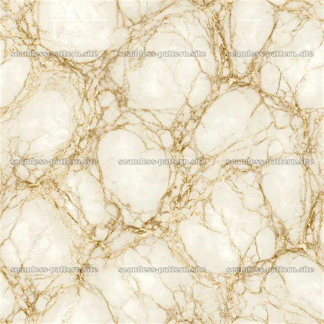 Seamless antique gold veined marble texture with distinctive patterns — seamless tileable pattern