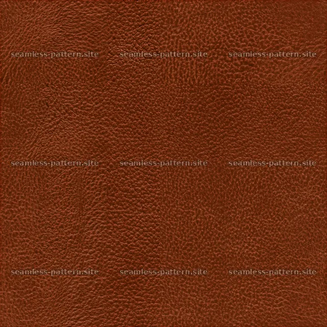 Seamless realistic leather texture in rich brown color — seamless tileable pattern