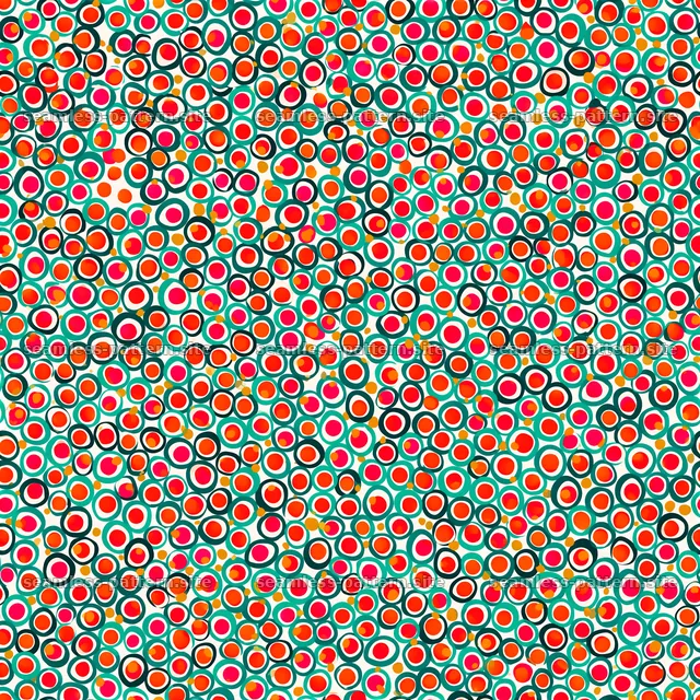 Colorful circle pattern with bold colors in a seamless design — seamless tileable pattern