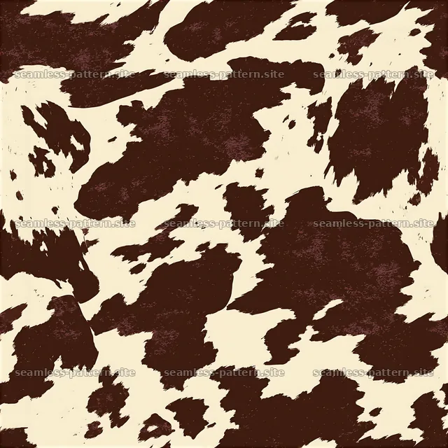 Seamless bold cowhide repeat pattern on a light background — seamless tileable pattern