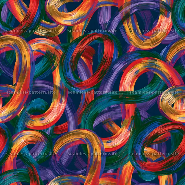 Colorful hand painted strokes seamless pattern — seamless tileable pattern