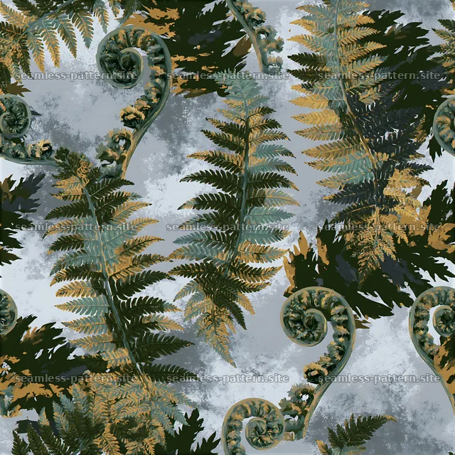 Repeat fern camouflage pattern seamless pattern — seamless tileable pattern