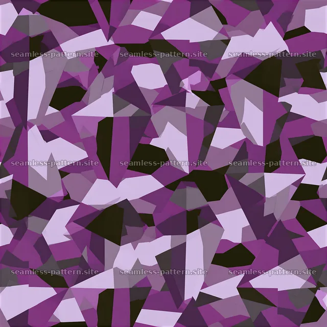 Purple geometric military camouflage seamless pattern for textile design — seamless tileable pattern