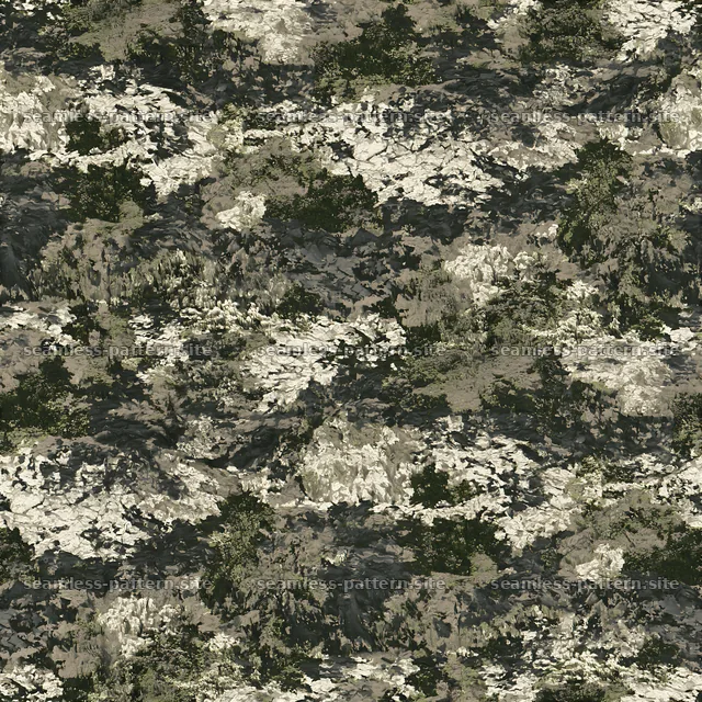 Tileable tactical camouflage pattern with shades of green and gray — seamless tileable pattern