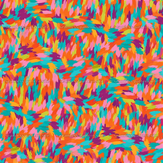 Colorful hand painted strokes seamless pattern design for textiles — seamless tileable pattern