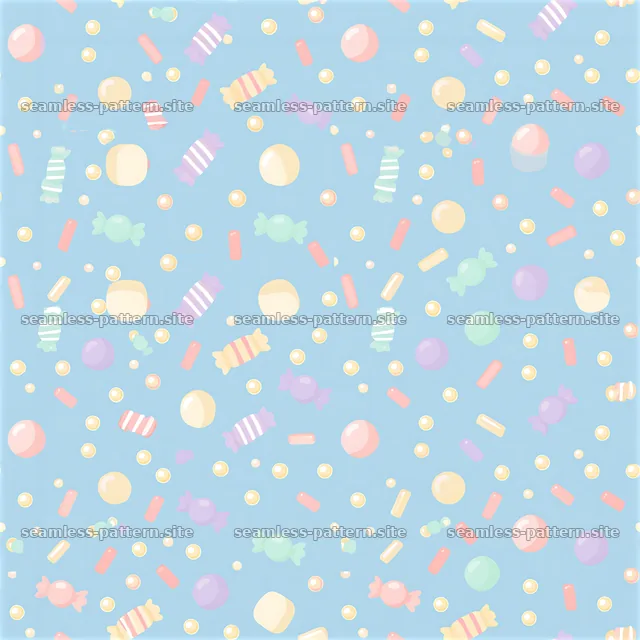 Colorful candy seamless pattern for playful and fun designs — seamless tileable pattern