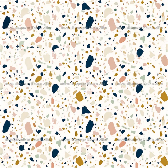 Colorful Terrazzo Seamless Pattern — seamless tileable pattern