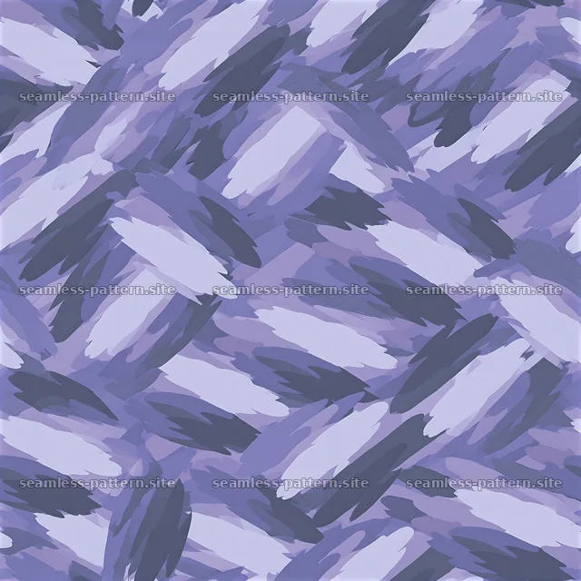 Purple monochrome camouflage repeat pattern with dynamic brush strokes — seamless tileable pattern