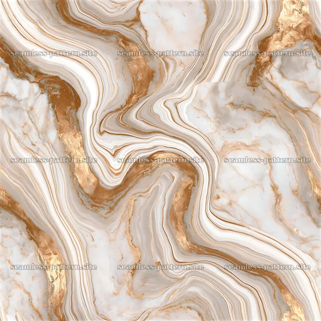 Seamless ivory marble texture with gold veining — seamless tileable pattern