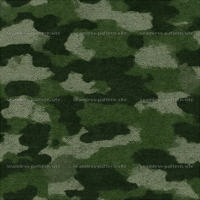 Green camouflage canvas tileable pattern with dark and light green — seamless tileable pattern