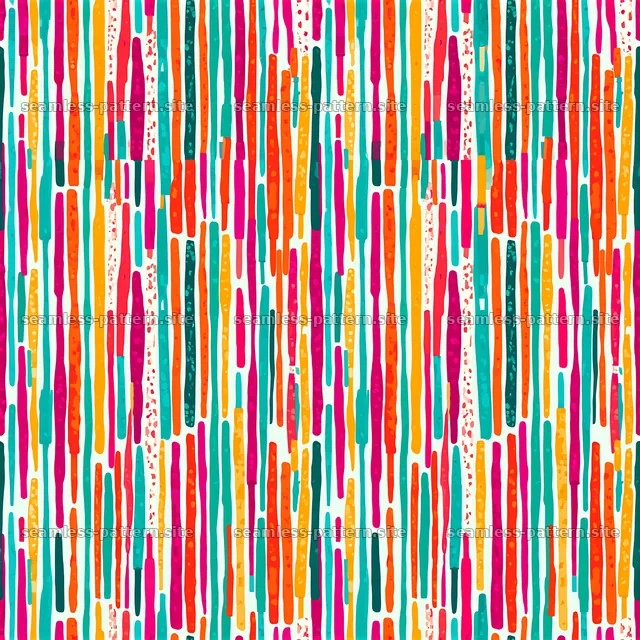 Vibrant colorful stripes form a seamless pattern for design use — seamless tileable pattern
