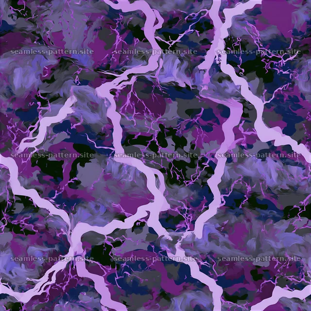 Purple electric camouflage seamless pattern — seamless tileable pattern