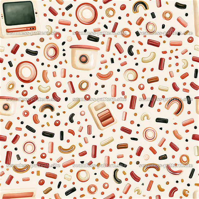 Colorful confetti seamless pattern for kids — seamless tileable pattern